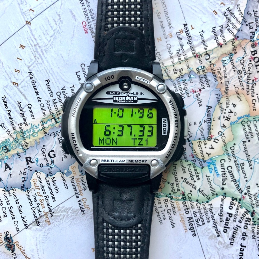 Timex Ironman Triathlon Data Link Vintage  Watch